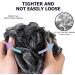 WOODFIB Shower Puff Loofah 4 Pcs - Extra Large Bath Sponge for Body Scrubbing and Exfoliating - Black 75g/PCS - Buy Online on GoSupps.com