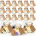 MTLEE 24 Pcs Jars Candle Scented Candle Gift Natural Wax Candles with DIY Tag Cards for Thanksgiving Christmas Wedding Baby Shower Party Favors Home Decor(Freesia/Gardenia/Lavender)