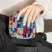 Buy Colorful Mosaic Menstruation Pad Bag with Zipper | Women's Tampon & Napkin Collection Bags | Stylish & Functional Storage for Women & Girls - Buy Online on GoSupps.com