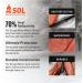 SOL 70% Reflective Escape Bivvy - Orange | Outdoor Survival Gear - Buy Online on GoSupps.com
