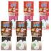 Dr Moo Milk Straw Set 3X Chocolate 13 Pack 3X Strawberry 13 Pack Flavoured Straw for Kids (78 Strawws)