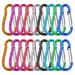 18 pieces Karabiner Small Keeperender Mini Karabinerhaken Karabiner Keyring Color Bunt Aluminum for Outdoor Camping Hiking Hiking at Home
