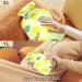 Naanle 1L Yellow Juicy Lemon Hot Water Bottle | Transparent Pain Relief & Warm Hand/Foot Therapy | Ideal for Bed & Cold Therapy - Buy Online on GoSupps.com