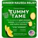 StomachBloom Tummy Tame Drops for Occasional Nausea Relief & Upset Stomach with Ginger Lemon Spearmint and B6. 28 Ct