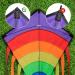 Lebexy Insliner Delta Dragon Kite for Kids & Adults | Easy to Fly Colorful 73x65 cm Kite with 80m String | Perfect Children's Outdoor Toy - Buy Online on GoSupps.com