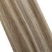 Moresoo Invisible Tape In Extensions - Real Hair Light Brown & Chestnut Brown 45cm | 20 Pieces 50g #8/22 - Premium Adhesive Hair Extensions - Buy Online on GoSupps.com