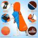 Shop Waterproof Rain Jacket for Dogs - Adjustable Reflective Coat for All Sizes - DQGHQME Ultra-Light Blue & Orange XL - Buy Online on GoSupps.com