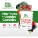 FeelGood Superfoods Vita Fruits and Veggies Dietary Supplement Capsules - 60 Count Superfood Multivitamin with 25 Ingredients - Buy Online on GoSupps.com