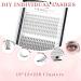 Glowing Win Individual False Eyelashes - Cluster Lashes 228 PCs DIY Extensions (0.07C 10D+20D Mix 8-14mm) | Premium Artificial Eyelash Extensions - Buy Online on GoSupps.com