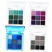 MUSISALY 4 Pcs Eye Shadow Palette Eye Makeup Palette Bright Eyeshadow Palette Glitter Eyeshadow Plastic