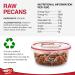 Tropgo Raw Pecan Nuts - Fresh Whole Food Pecan Snack - High Fibre and Protein Rich Food Snack - Guilt Free Unsalted Nuts - Healthy Vegan Snack for all Ages (100g) Pecan Nuts 100g - Buy Online on GoSupps.com