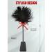 Feather Tickler & Blindfold Set | 15 Fluffy Tickler Toys | Satin Eye Mask for Sensual Play - Buy Online on GoSupps.com