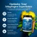 Herbal Adaptogen Mood Support Supplement - Calming Adaptogens Supplement for Stress & Cortisol Management with Ashwagandha Rhodiola Rosea & Maca Root - Vegan Non GMO & Daytime Friendly -180ct - Buy Online on GoSupps.com