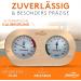 Alpine Breath 2-in-1 Sauna Thermometer Hygrometer | Precise Glass Sauna Accessories with Automatic Calibration - Buy Online on GoSupps.com