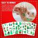 Christmas Luminous Temporary Tattoo Stickers for Kids - Glow in the Dark Waterproof Decals (10 Sheets) - Perfect Gift Idea - Buy Online on GoSupps.com