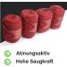 Fleece Horse Bandages with Velcro Fastener - 4 Set in Bordeaux with Storage Bag | Ideal for Pony Care - Buy Online on GoSupps.com