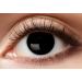 Balinco contact lenses colored without strength motif lenses eye lenses costume accessories for cosplay Halloween carnival carnival dia los muertos party festival rave (Solid black)
