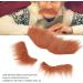 Fake Beard Eyebrow Set Self Adhesive Fake Beard Eyebrow Costume Festival Performance Fake Beard Eyebrow Flannel For KTV Carnival - Buy Online on GoSupps.com