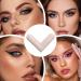 Foldable Eyeliner Stencil - Long-Lasting Durable Makeup | Eyeliner Stamp Pencil - For Women Girls Beginners Professionals Beauty Enthusiasts Dating Weddings - Buy Online on GoSupps.com