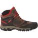 KEEN Men's Ridge Flex Mid Waterproof Hiking Boots 8.5 Wide - Dark Olive/Ketchup - Buy Online on GoSupps.com