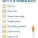 Sirona Tampon Disposal Bags - 100 Biodegradable Bags for Feminine Hygiene Products | Leak-Proof & Tamper-Proof | Easy to Carry | 2 Packs of 50 Count - Buy Online on GoSupps.com