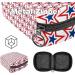 Buy Women's Napkin Storage Pocket - Blue Red Star Pattern | Portable Menstrual Cup & Bandages | Ideal for First Period - Shop Now! - Buy Online on GoSupps.com