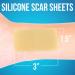 JJ CARE Silicone Scar Sheets [Pack of 15] - Medical Silicone Scar Removal Strips for Keloid, Acne, Burns & Surgery Scars - 1.5x3 Reusable Treatment Sheets - Buy Online on GoSupps.com