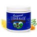 Original Udder Balm (NOT Cream or Lotion Body Moisturizing and Soothing for Dry Cracked Flaky Rough Skin 16 oz Jar Lemon Scent