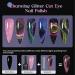 Mizhse Cat Eye UV Gel Nail Polish Set - 6 Vibrant Colors 9D Effect DIY Nail Art | Glitzer & Reflection | 10ml - Buy Online on GoSupps.com