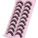 Curl Lash Clusters Wispy Fluffy False Eyelashes Pack for DIY Individual Extensions - 9-15MM Volume Dramatic False Lashes - 9 Pairs by Zenotti - Buy Online on GoSupps.com