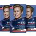 3x Schwarzkopf men PERFECT /Anti-Grau Tönungs-Gel/ Speed-System 5 Min./40 Natur Dunkelblond/ Blendet graue Haare aus