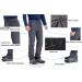 TRAILSIDE Mens Ski Snow Snowboard Pants - Wind/Waterproof Insulated Black (018) Large - Buy Online on GoSupps.com