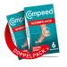 Compeed Bladderpast Mix-pack double pack-hydrocolloid patch in different sizes-against blisters on heels toes and for small bubbles 12 plaster bladder plasters in different sizes
