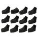 Mighty Peaks 12 pieces Nordic Walking Pads Trekking rubber buffer X-4TTW (soft) or X-4TTH (hard) and for all common Nordic walking stick -Nordic walking stock with a diameter of 10mm rounded-round