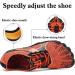 Womens Barefoot Trail Running Shoes 9.5 Orange | Wide Toe Box  Zero Drop Sole | Outdoor Cross Trainer for Minimalist Walking - Buy Online on GoSupps.com