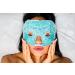 Hot Cold Therapy Gel Face Mask for Migraine Headache Relief - Ice Facial Mask for Stress and Pain Reduction - Reduce Puffiness and Dark Circles - Blue - Buy Online on GoSupps.com