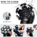 UPTARD 7D Blade Replacement Heads for Bald Men - Stainless Steel Rotary Blades for Electric Head Razor - Buy Online on GoSupps.com