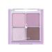 rom&nd Better Than Eyes Milk Series 4 Color Mini Palette W01 Dry Lavender  Blendable  Rich Colors  Velvety Texture  High Pigmented  Natural Looking  Long Lasting  Matte & Shimmer  Daily Eye Makeup