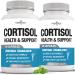 NEW AGE Cortisol Supplement for Women - Natural Cortisol Detox Manager Reducer - Ashwagandha GABA 5 HTP L-Tryptophan L-Theanine - 180 Count 90 Count (Pack of 2)