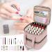 YARWO Nail Polish Organizer Case - Holds 72 Bottles - Dusty Rose - Detachable Storage Bag - for Nail Polishes and Nail Art Tools - Bag Only Patent Pending - Buy Online on GoSupps.com