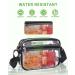 MAY TREE Clear Crossbody Bag Stadium Approved 0.5MM Thick PVC - Black - Buy Online on GoSupps.com