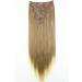 CAISHA by PRETTYSHOP XXL 20 Long 8 Pieces Clip In Extensions Hair Extension Synthetic Fiber Dark Blond Mix #12T613 - CES119 - Buy Online on GoSupps.com