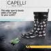 Capelli New York Women's Mid-Calf Rubber Rain Boots - Black Kitty (Size 8) - Buy Online on GoSupps.com