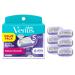 Gillette Venus Deluxe Smooth Swirl Womens Razor Blade Refills, 6 Count, Moisture Ribbon to Protect Against Irritation (Pack of 1)