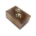 Indian Glance Rosewood Pet Urn Box - Peaceful Pet Memorial Keepsake Urn for Dogs Cats (Small : 6" x 4" x 3" - 45lbs or 20kg)