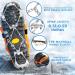 Alpenbear Crampons for Mountain Shoes - Durable 19 Stainless Steel Spikes for Men & Women - Ideal for Hiking & Outdoor Adventures - Buy Online on GoSupps.com