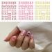 lasuroa 6 Sheets Bow Nail Stickers Self-Adhesive 3D Black White Pink Red Gold Silver Bow Nail Decals Colored Bowknot Nail Stickers for Nail Design Decoration Home Salon (6 Colors) - Buy Online on GoSupps.com