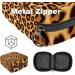 Javenproeqt Portable Women's Binding Bags - Menstrual Cup Pocket & Pads for Teen Girls | Brown Leopard Pattern - Buy Online on GoSupps.com