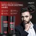 Volume Hair Fibers x2 VOLUMON Keratin Hair Building Fibers for Thinning Hair Instantly Conceals Thinning Areas for Fuller Thicker Hair for Men and Women 28g x2 + Optimizer & Applicator Dark Brown - Buy Online on GoSupps.com