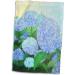 3D Periwinkle Blue Hydrangeas Rose Painting Towel - 15 x 22 | TWL_59780_1 - Buy Online on GoSupps.com